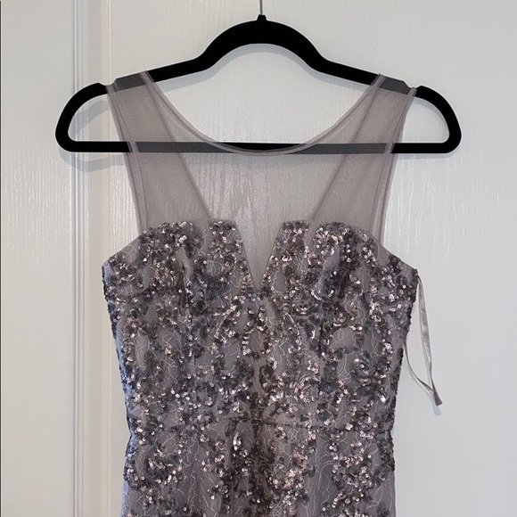BCBGeneration Dresses & Skirts - Sequin Grey Dress